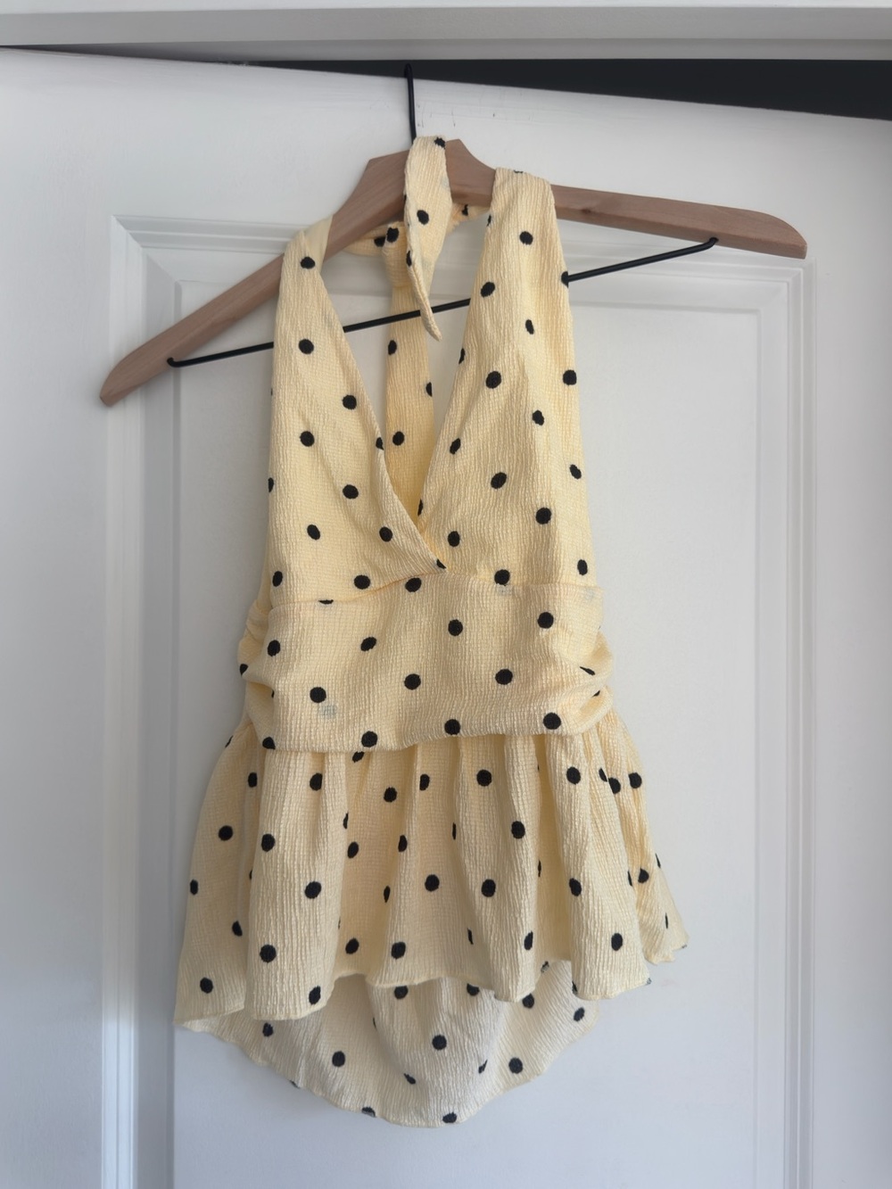 H&M Polka Dot Halter Neck Top